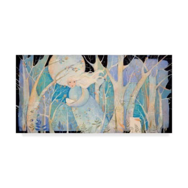 Sue Davis 'The Journey Abstract Modern' Canvas Art, 24x47, Trademark Fine Art, Mfr#: ALI44138-C2447GG